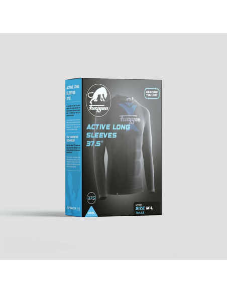 Maillot technique Furygan ACTIVE LONG SLEEVES 37.5 - Noir