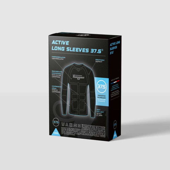 Maillot technique Furygan ACTIVE LONG SLEEVES 37.5 - Noir