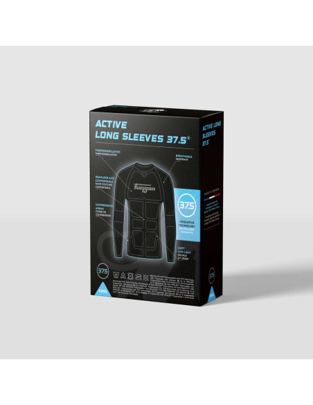 Maillot technique Furygan ACTIVE LONG SLEEVES 37.5 - Noir