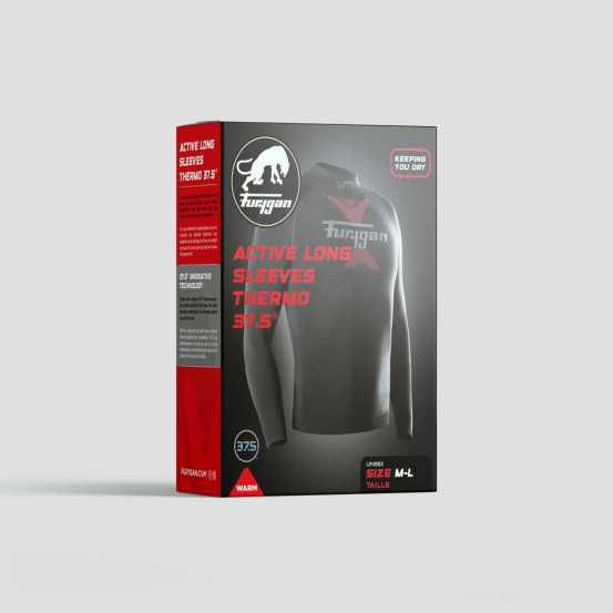 Maillot technique ACTIVE LONG SLEEVES THERMO 37.5 - Noir