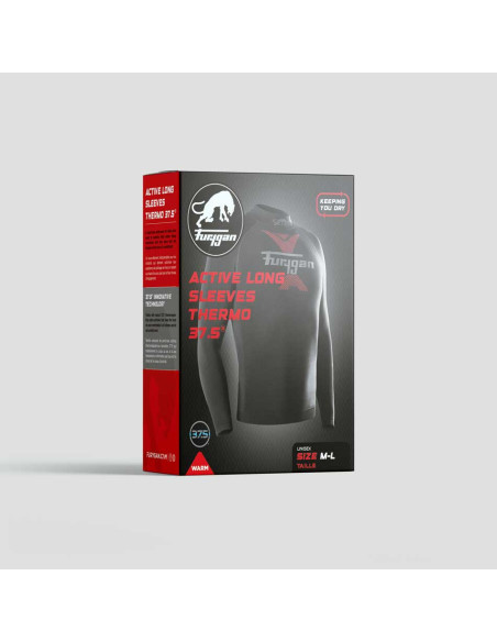 Maillot technique ACTIVE LONG SLEEVES THERMO 37.5 - Noir