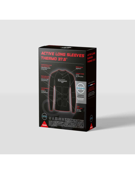 Maillot technique ACTIVE LONG SLEEVES THERMO 37.5 - Noir