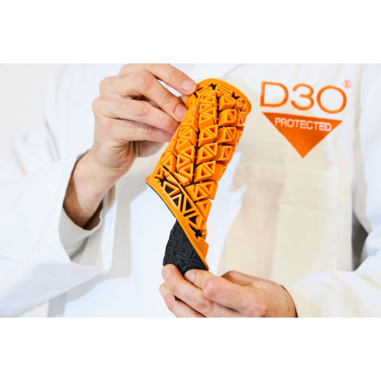 Protections coudes genoux Furygan D3O GHOST L2 - Orange