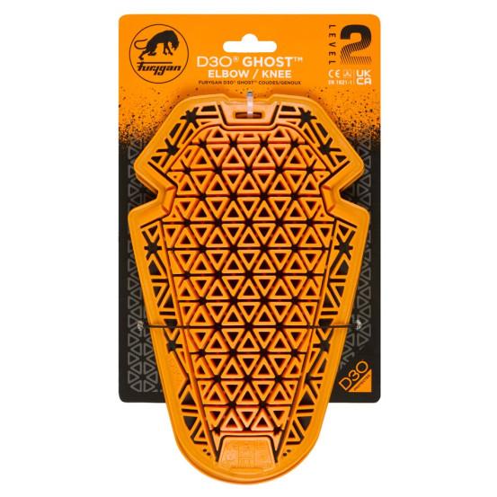 Protections coudes genoux Furygan D3O GHOST L2 - Orange