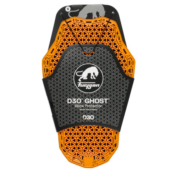 Protection dorsale Furygan FULL BACK D3O GHOST - Orange