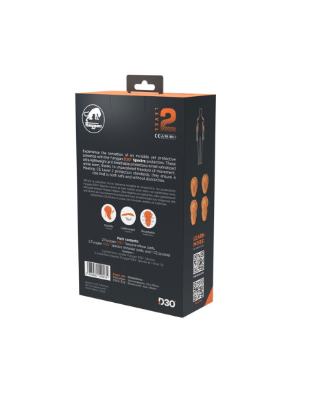Pack protections Furygan SPECTRE D3O L2 - Orange