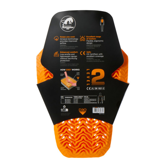 Dorsale Furygan FULL BACK FURY D3O EVO