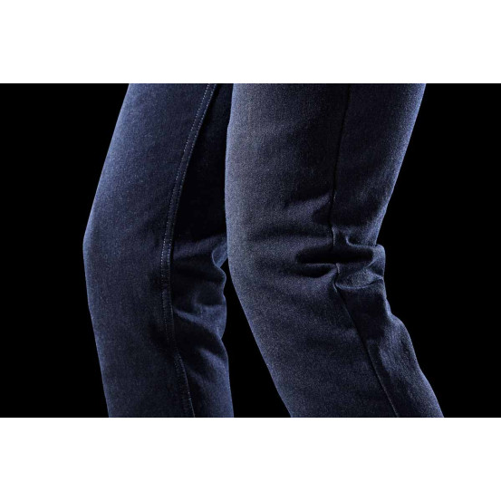Jean moto Furygan TYRON X KEVLAR SLIM - Bleu foncé - Jambes courtes
