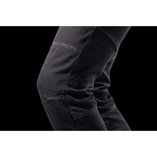 Jean moto Furygan D03 TAPERED - Noir - Jambes courtes