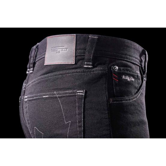 Jean moto Furygan D03 TAPERED - Noir - Jambes courtes