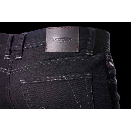 Jean moto Furygan D03 TAPERED - Noir - Jambes courtes