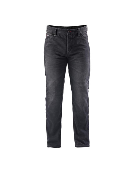 Jean moto Furygan D12 X KEVLAR STRAIGHT - Noir - Jambes courtes