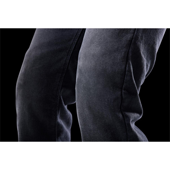 Jean moto Furygan D12 X KEVLAR STRAIGHT - Noir - Jambes courtes