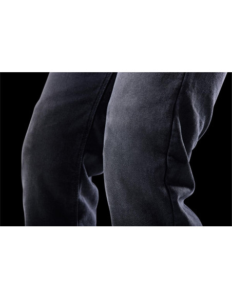 Jean moto Furygan D12 X KEVLAR STRAIGHT - Noir - Jambes longues