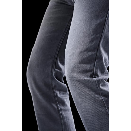 Jean moto Furygan D12 X KEVLAR STRAIGHT - Gris - Jambes courtes