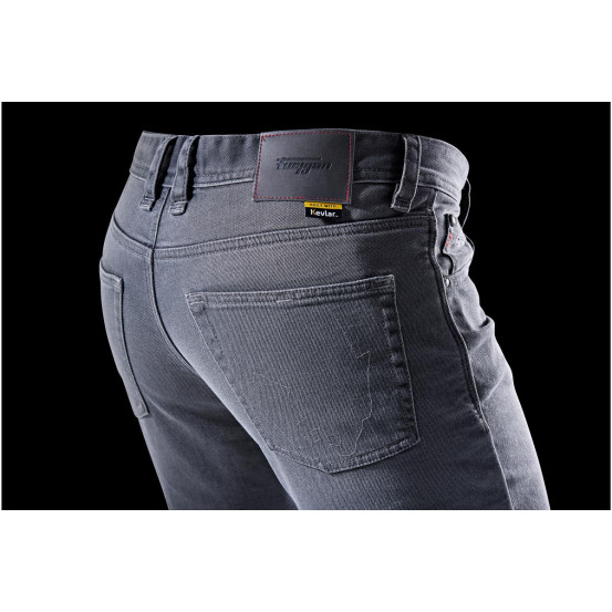 Jean moto Furygan D12 X KEVLAR STRAIGHT - Gris - Jambes courtes