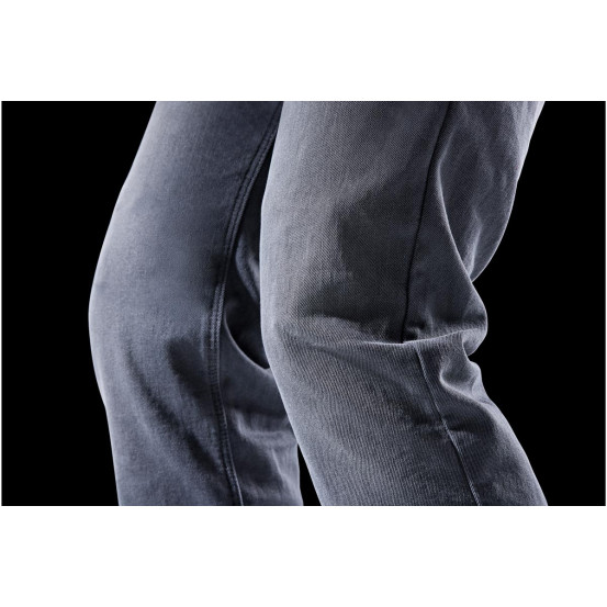 Jean moto Furygan D12 X KEVLAR STRAIGHT - Gris - Jambes longues