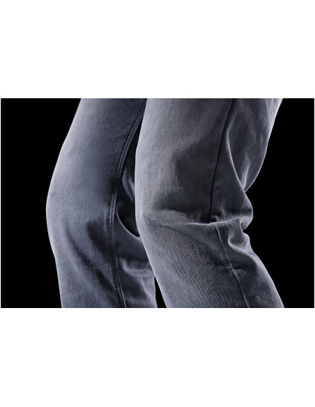 Jean moto Furygan D12 X KEVLAR STRAIGHT - Gris - Jambes longues