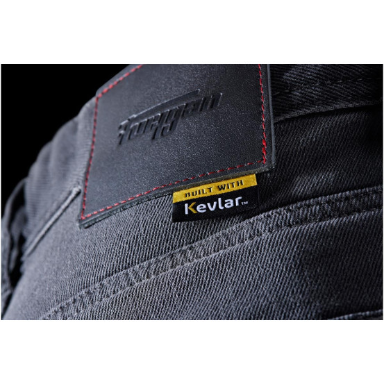 Jean moto Furygan D12 X KEVLAR STRAIGHT - Gris - Jambes longues