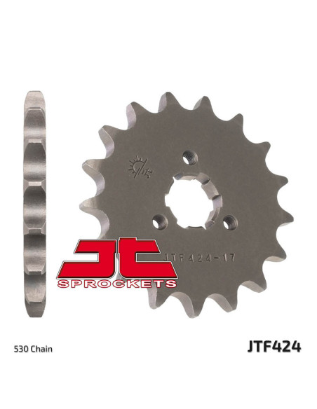 Pignon acier JT - Pas 530 - KAWASAKI YAMAHA
