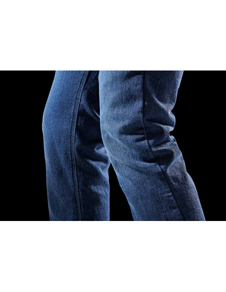Jean moto Furygan K12 X KEVLAR STRAIGHT - Medium Blue - Jambes courtes