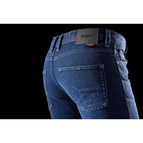 Jean moto Furygan K12 X KEVLAR STRAIGHT - Medium Blue - Jambes courtes