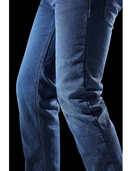 Jean moto Furygan K12 X KEVLAR STRAIGHT - Medium Blue - Jambes longues