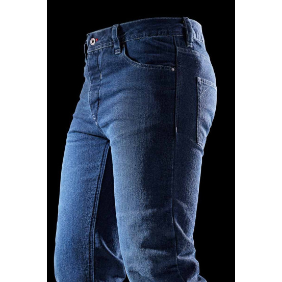 Jean moto Furygan K12 X KEVLAR STRAIGHT - Medium Blue - Jambes longues