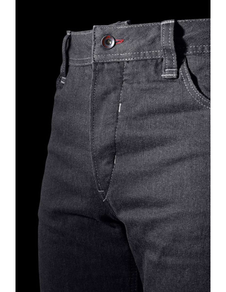 Jean moto Furygan K12 X KEVLAR STRAIGHT - Carbone - Jambes courtes