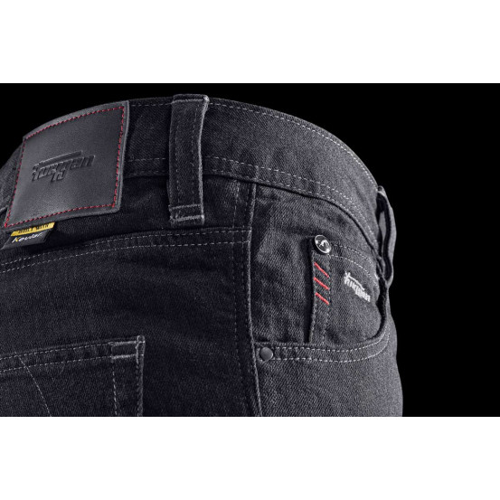 Jean moto Furygan K12 X KEVLAR STRAIGHT - Carbone - Jambes courtes