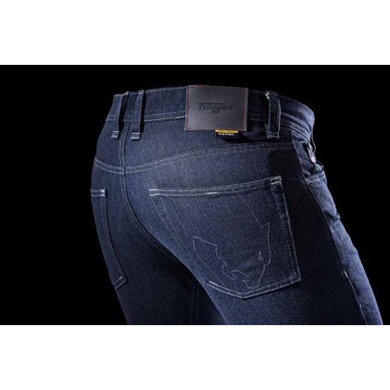 Jean moto Furygan KALVIN X KEVLAR SLIM - Dark Blue - Jambes longues