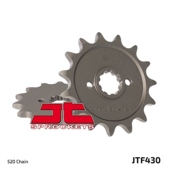 Pignon acier JT - Pas 520 - KAWASAKI SUZUKI 250cc