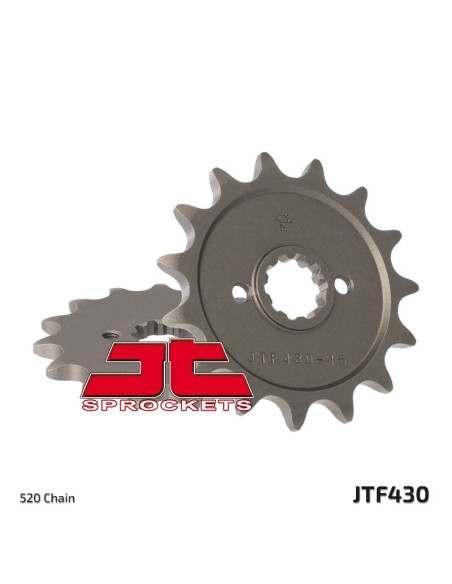 Pignon acier JT - Pas 520 - KAWASAKI SUZUKI 250cc