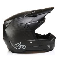 Casque cross 6D ATR-3 Solid Matt Carbone Noir
