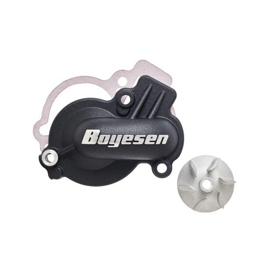 Carter de pompe a eau BOYESEN Noir avec hélice Kawasaki 450 KX 2024–2026