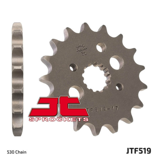 Pignon acier JT - Pas 530 - KAWASAKI 500 / 600 / 750 / 800 / 900cc
