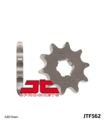 Pignon acier JT - Pas 420 - KAWASAKI SUZUKI Quad