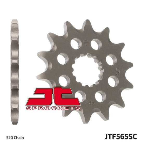 Pignon acier anti-boue JT - Pas 520 - GAS GAS KAWASAKI RIEJU YAMAHA