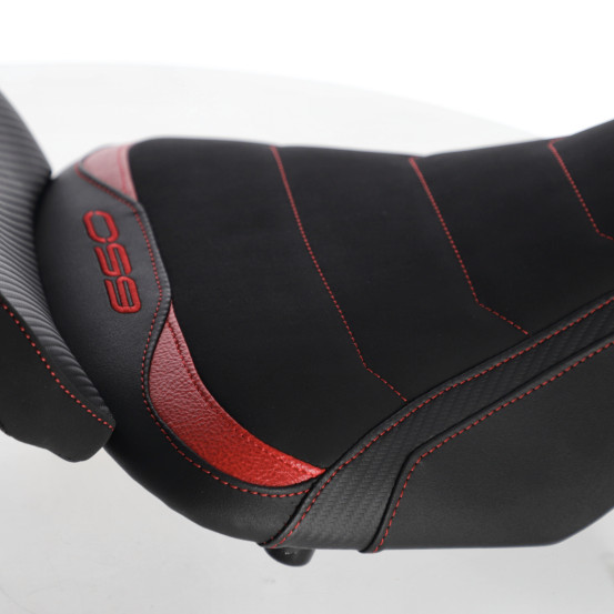Selle confort BAGSTER SIT'N GO Noir - Rouge