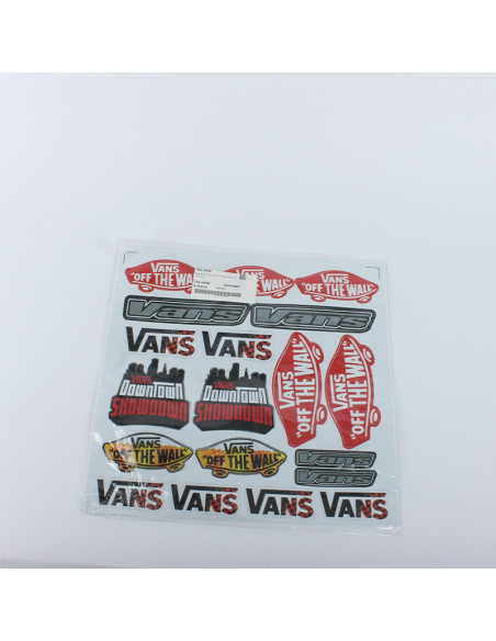 Planche stickers VANS Format A4 21 X 29,7CM