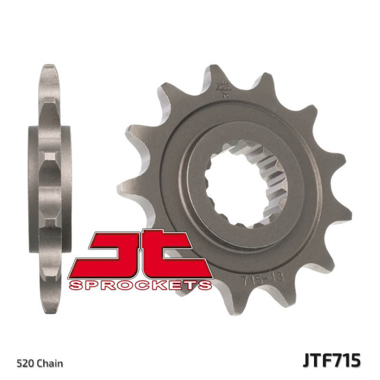 Pignon acier JT - Pas 520 - GASGAS 200 / 250 / 300 / 400 / 450cc