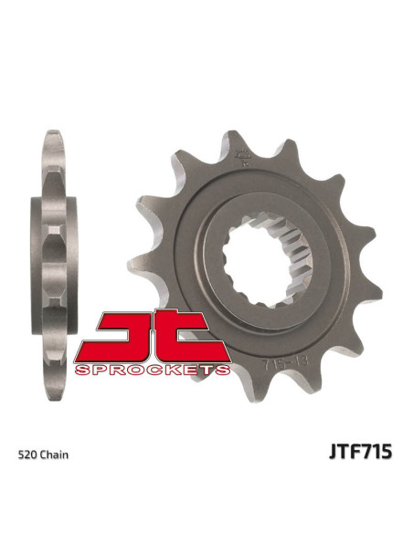 Pignon acier JT - Pas 520 - GASGAS 200 / 250 / 300 / 400 / 450cc