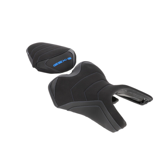 Selle confort BAGSTER SIT'N GO Noir - Bleu - Suzuki GSX 8S / R 2023–2026