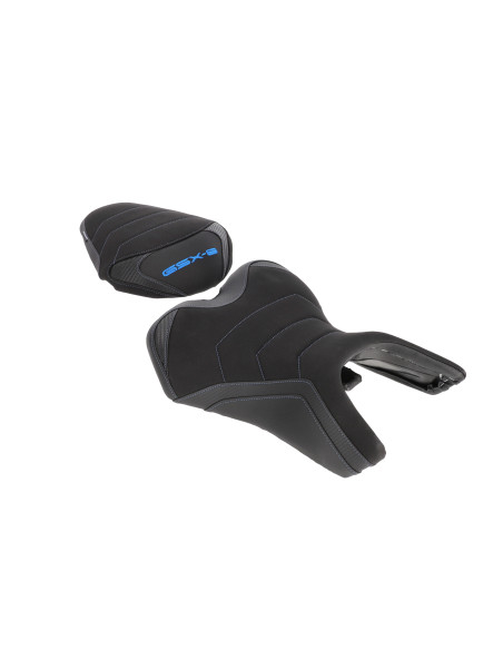 Selle confort BAGSTER SIT'N GO Noir - Bleu - Suzuki GSX 8S / R 2023–2026