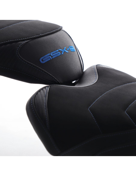 Selle confort BAGSTER SIT'N GO Noir - Bleu - Suzuki GSX 8S / R 2023–2026