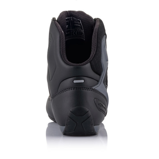 Baskets moto Alpinestars Faster-3 Rideknit Noir Gris Rouge