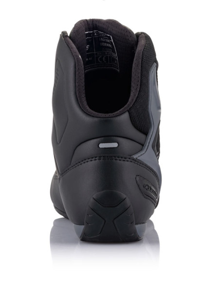 Baskets moto Alpinestars Faster-3 Rideknit Noir Gris Rouge