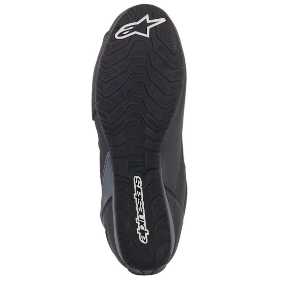 Baskets moto Alpinestars Faster-3 Rideknit Noir Gris Rouge