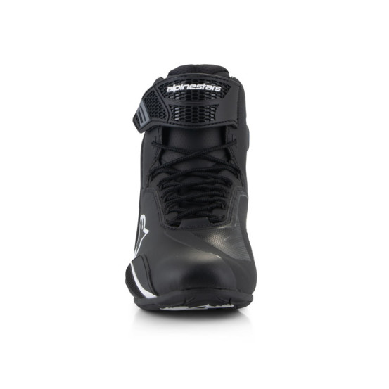 Baskets moto Alpinestars Faster-4 Noir Blanc