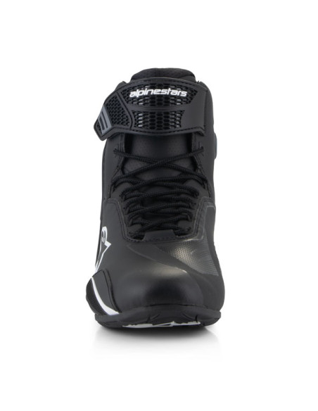 Baskets moto Alpinestars Faster-4 Noir Blanc